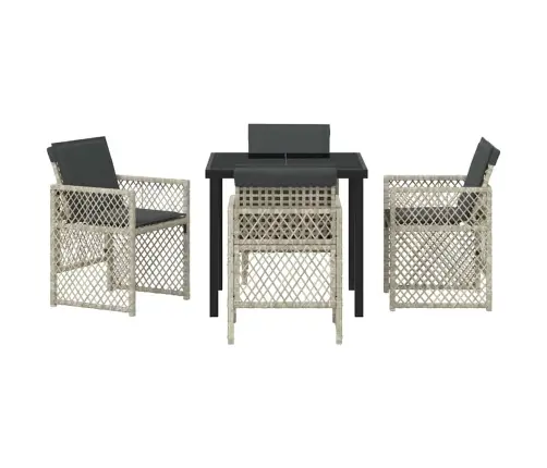 Aia Söögilaudade Komplekt 5 Pcs Helehall Polürotang