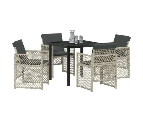 Aia Söögilaudade Komplekt 5 Pcs Helehall Polürotang