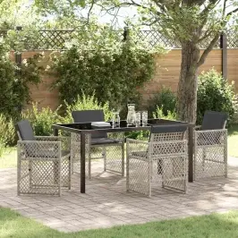 Aia Söögilaudade Komplekt 5 Pcs Helehall Polürotang