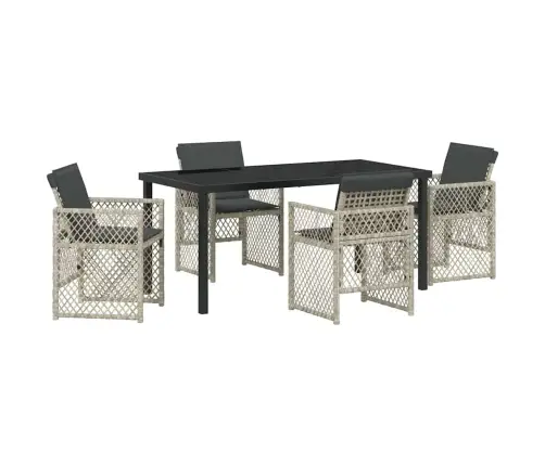 Aia Söögilaudade Komplekt 5 Pcs Helehall Polürotang