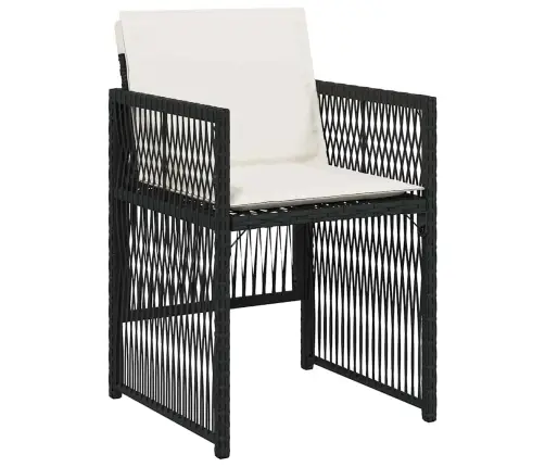 Sodo Valgomojo Komplektas 5 Pcs Juoda