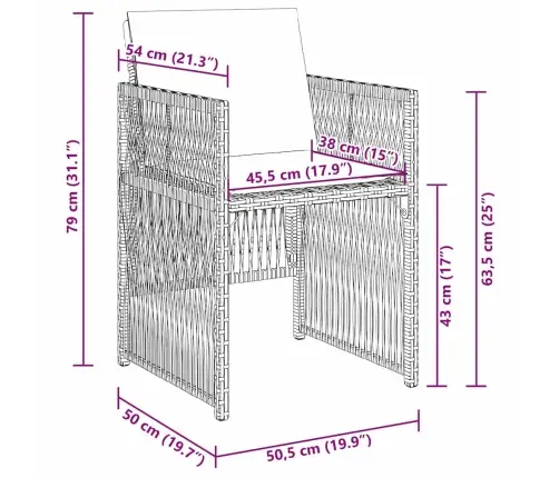 Sodo Valgomojo Komplektas 5 Pcs Pilka