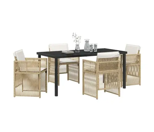 Sodo Valgomojo Komplektas 5 Pcs Smėlio