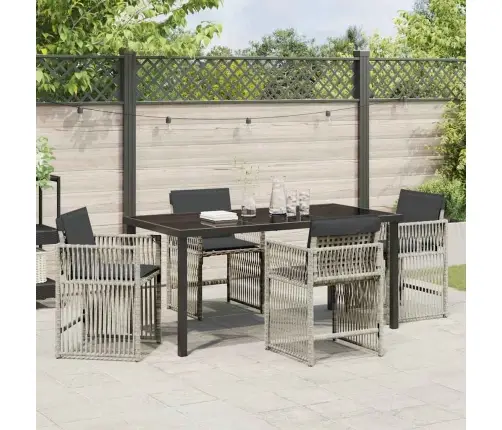 Aia Söögilaudade Komplekt 5 Pcs Helehall Pulbervärvitud Teras