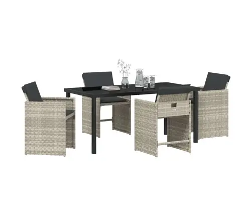 Aia Söögilaudade Komplekt 5 Pcs Helehall Polürotang