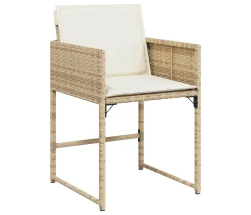 Aia Söögilaudade Komplekt 5 Pcs Beež Polürotang