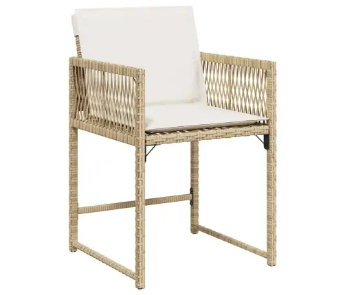 Aia Söögilaudade Komplekt 5 Pcs Beež Polürotang