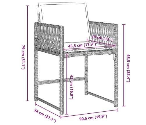 Aia Söögilaudade Komplekt 5 Pcs Helehall Polürotang