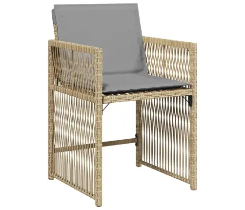 Sodo Valgomojo Komplektas 5 Pcs Smėlio Poliratanas