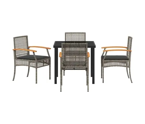 Aia Söögilaudade Komplekt 5 Pcs Hall Polürotang