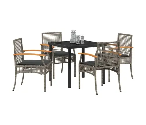 Aia Söögilaudade Komplekt 5 Pcs Hall Polürotang