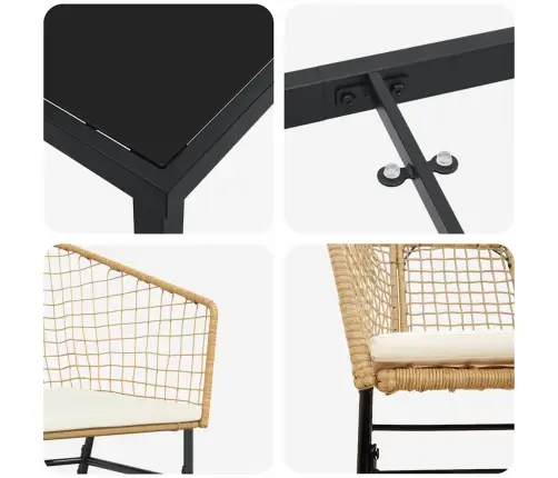 5 Daļu Dārza Ēdamistabas Komplekts Ar Spilveniem Brūnā Poliratanā Vidaxl