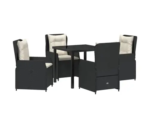 Aia Söögilaudade Komplekt 5 Pcs Must Polürotang