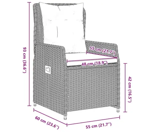 Aia Söögilaudade Komplekt 5 Pcs Helehall Polürotang