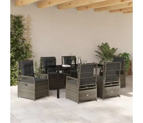 Aia Söögilaudade Komplekt 7 Pcs Hall Polürotang