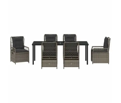 Aia Söögilaudade Komplekt 7 Pcs Hall Polürotang