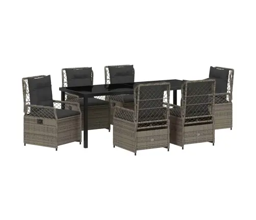 Aia Söögilaudade Komplekt 7 Pcs Hall Polürotang