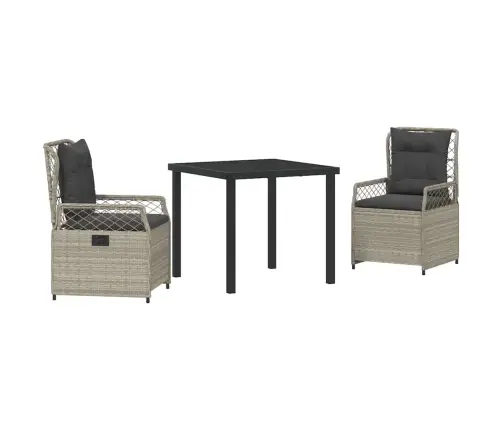 Aia Söögilaudade Komplekt 3 Pcs Helehall Polürotang