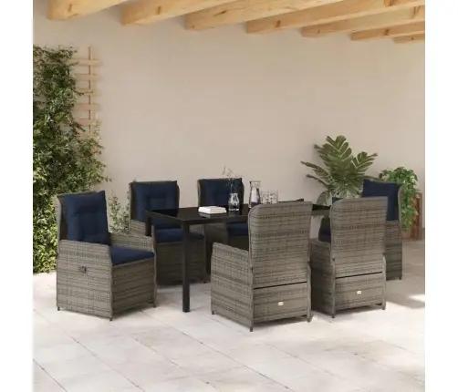 Aia Söögilaudade Komplekt 7 Pcs Hall Polürooster