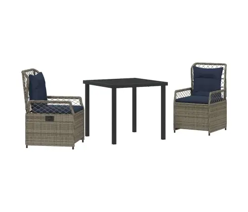 Aia Söögilaudade Komplekt 3 Pcs Hall Polürotang