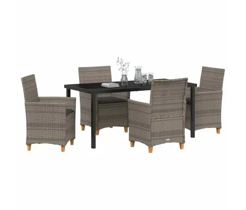 Aia Söögilaudade Komplekt 5 Pcs Hall Polürotang