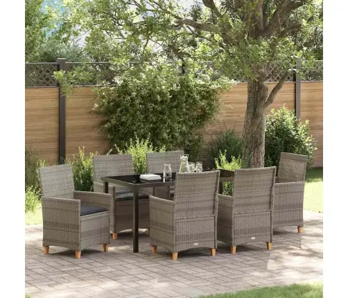 Aia Söögilaudade Komplekt 7 Pcs Hall Polürotang