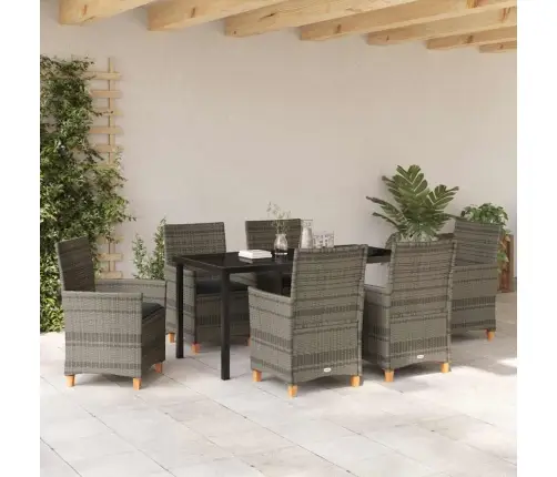 Aia Söögilaudade Komplekt 7 Pcs Hall Polürotang