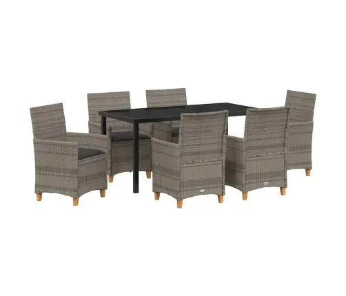 Aia Söögilaudade Komplekt 7 Pcs Hall Polürotang