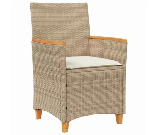 Aia Söögilaudade Komplekt 5 Pcs Beež Polürotang