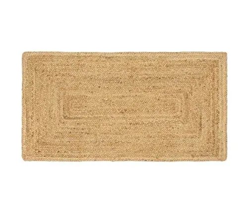 Paklājs Bēša 60 X 200 Cm Džuta Vidaxl