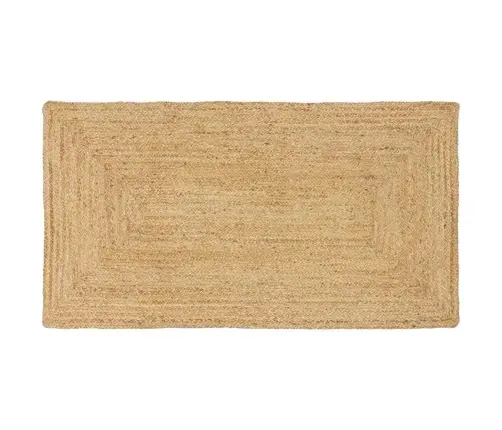 Paklājs Bēša 80 X 200 Cm Džuta Vidaxl