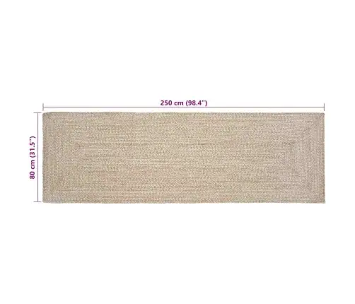 Kild Looduslik Ja Valge 80 X 250 Cm Dužuut