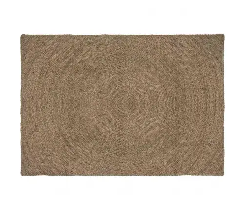 Paklājs Pelēka 140 X 200 Cm Džuta Vidaxl