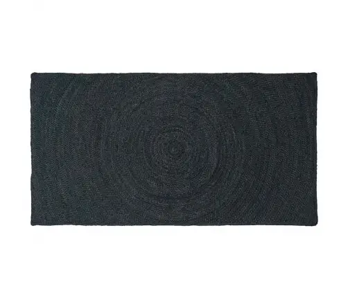 Paklājs Tumši Pelēks 100 X 200 Cm Džuta Vidaxl