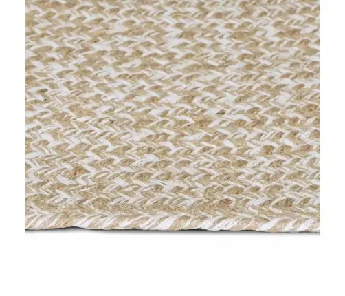 Kilimas Natūrali Ir Balta 60 X 110 Cm Džiutas