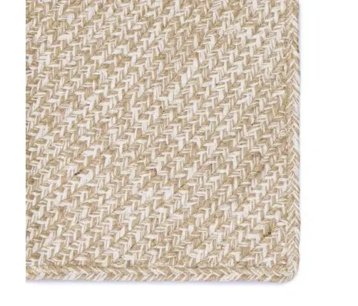 Kilimas Natūrali Ir Balta 60 X 110 Cm Džiutas