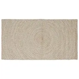 Kilimas Natūrali Ir Balta 80 X 150 Cm Džiutas Kilimas Natūrali Ir Balta 80 X 150 Cm Džiutas