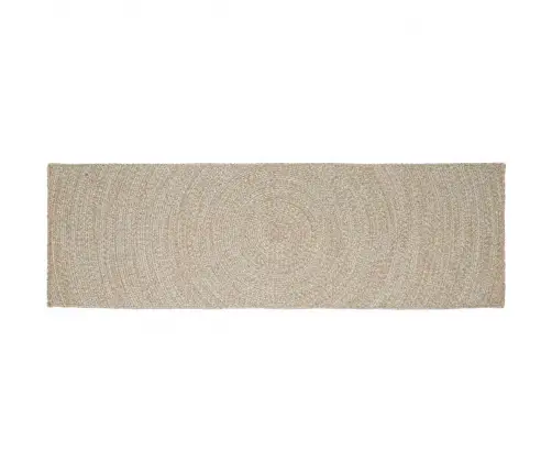 Kilimas Natūrali Ir Balta 80 X 200 Cm Džiutas