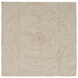 Paklājs Dabisks Un Balts 120 X 120 Cm Džuta Vidaxl Paklājs Dabisks Un Balts 120 X 120 Cm Džuta Vidaxl