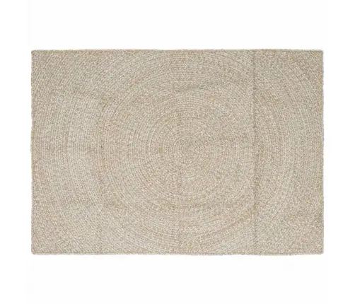 Kilimas Natūrali Ir Balta 120 X 170 Cm Džiutas