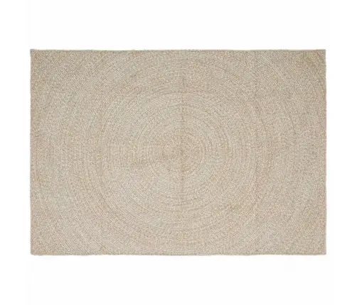 Paklājs Dabisks Un Balts 200 X 290 Cm Džuta Vidaxl