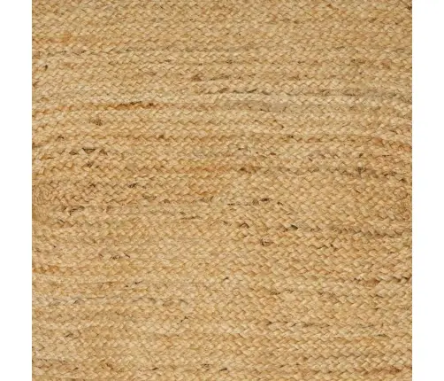 Kilimas Natūrali Ir Juoda 300 X 300 Cm Džiutas