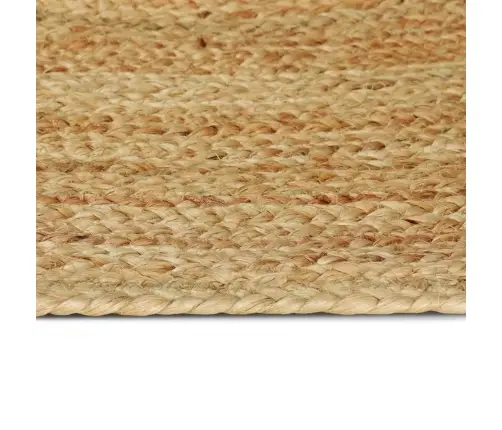 Kilimas Natūrali Ir Juoda 300 X 300 Cm Džiutas