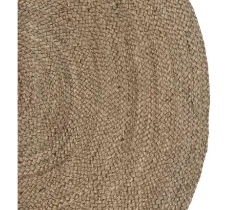 Kilimas Natūrali Ir Juoda 300 X 300 Cm Džiutas