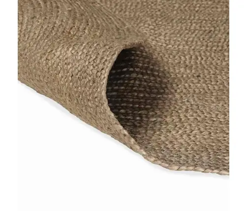 Kilimas Natūrali Ir Juoda 300 X 300 Cm Džiutas