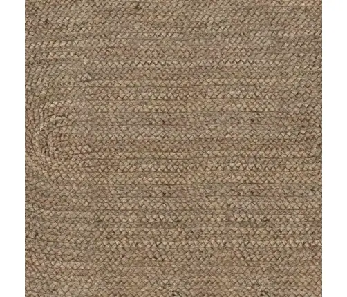 Kilimas Natūrali Ir Juoda 300 X 300 Cm Džiutas