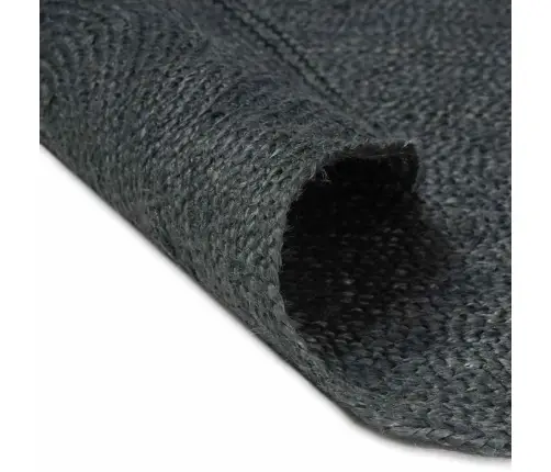 Kilimas Natūrali Ir Juoda 300 X 300 Cm Džiutas