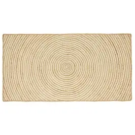 Paklājs Dabisks Un Balts 60 X 110 Cm Džuta Vidaxl Paklājs Dabisks Un Balts 60 X 110 Cm Džuta Vidaxl