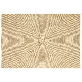 Paklājs Dabisks Un Balts 140 X 200 Cm Džuta Vidaxl Paklājs Dabisks Un Balts 140 X 200 Cm Džuta Vidaxl