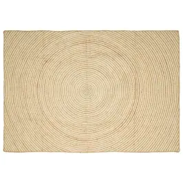 Paklājs Dabisks Un Balts 200 X 290 Cm Džuta Vidaxl Paklājs Dabisks Un Balts 200 X 290 Cm Džuta Vidaxl